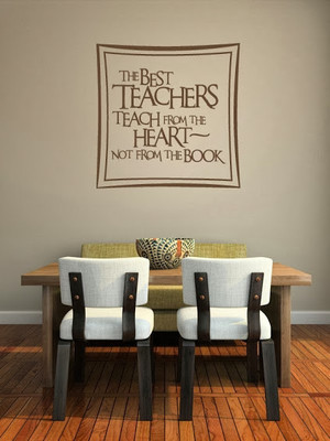 50% OFF on DeStudio DeStudio The Best Teachers Teach One Wall Stickers Size GIANT WALL STICKER Sticker