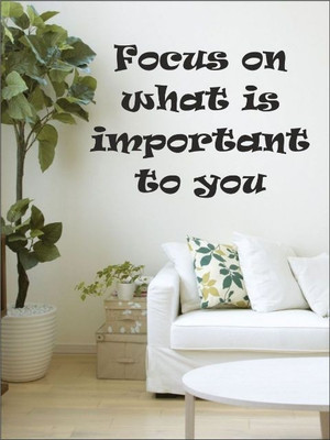 87% OFF on Wall1ders Focus PVC Vinyl Sticker Pack of 1