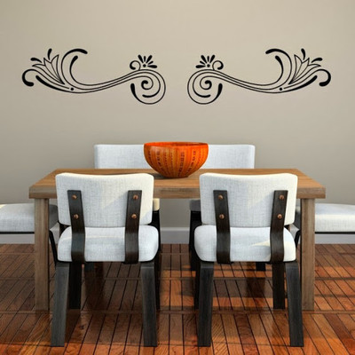 50% OFF on DeStudio Floral Print Heading Size Giant WALL STICKER Sticker