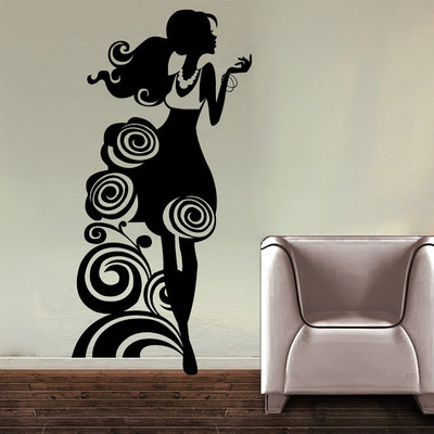 87% OFF on DeStudio Rosy Girl Size Tiny Wall Sticker 87% OFF on DeStudio Rosy Girl Size Tiny Wall Sticker