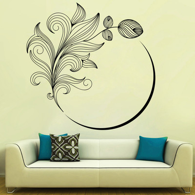 82% OFF on D��cor Kafe Decal Style Flower Swirl Wall Sticker Medium Size-24*24 Inch Wall Sticker Sticker Pack of 1 82% OFF on D��cor Kafe Decal Style Flower Swirl Wall Sticker Medium Size-24*24 Inch Wall Sticker Sticker Pack of 1