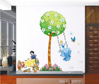 33% OFF on Pindia Cinderella & Snow White Wall Sticker 33% OFF on Pindia Cinderella & Snow White Wall Sticker