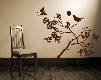 65% OFF on D��cor Kafe Decal Style Bird on Tree Wall Art Tiny Size-16*13 Inch Wall Sticker Sticker Pack of 1 65% OFF on D��cor Kafe Decal Style Bird on Tree Wall Art Tiny Size-16*13 Inch Wall Sticker Sticker Pack of 1