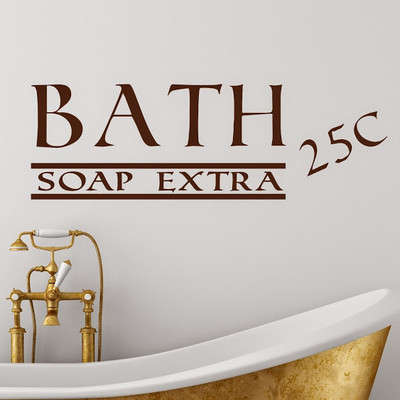 50% OFF on DeStudio Retro Vintage Money Joke One Color Brown Size 150 X 60 Cms Wall Sticker