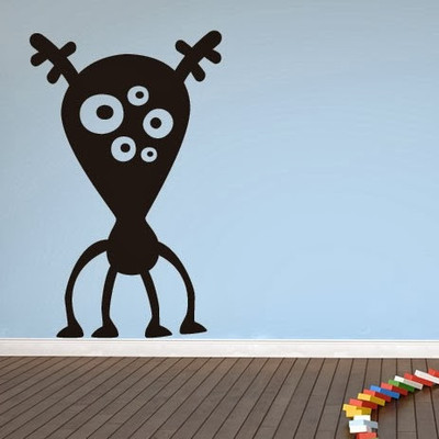 50% OFF on DeStudio DeStudio Alien Monster Wall Stickers Size GIANT WALL STICKER Sticker