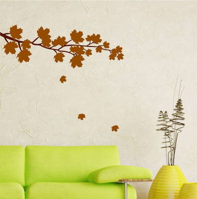 20% OFF on Chipakk Maple Leaves - Brown-M Pigmented Polyvinyl Films Imported Sticker