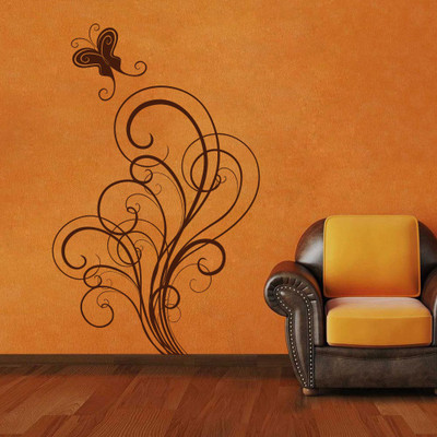 85% OFF on D��cor Kafe Decal Style ButterFly Swirls Wall Art Large Size-25*40 Inch Wall Sticker Sticker Pack of 1 85% OFF on D��cor Kafe Decal Style ButterFly Swirls Wall Art Large Size-25*40 Inch Wall Sticker Sticker Pack of 1
