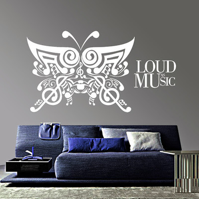 50% OFF on DeStudio DeStudio Loud As Music One Wall Stickers Size MEGA WALL STICKER Sticker