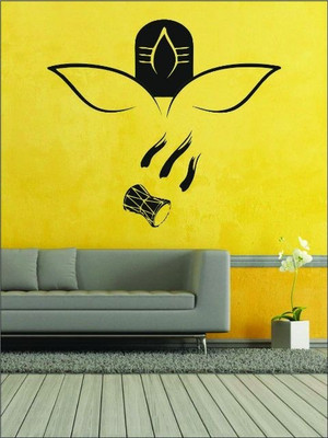 80% OFF on Wall1ders Shiv Netra With Trishul PVC Vinyl Sticker Sticker Pack of 1