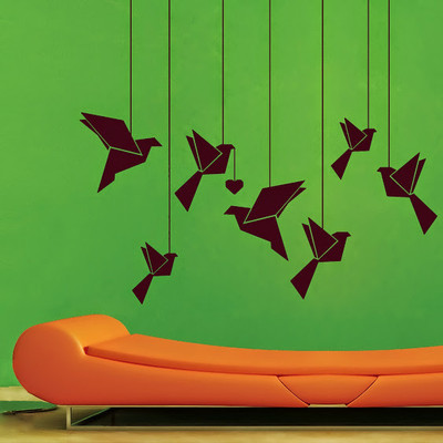 50% OFF on DeStudio DeStudio Hanging Birds Two Wall Stickers Size GIANT WALL STICKER Sticker