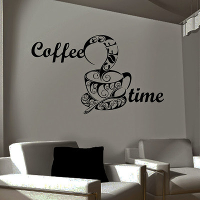 87% OFF on DeStudio Coffee Time Size Tiny Wall Sticker