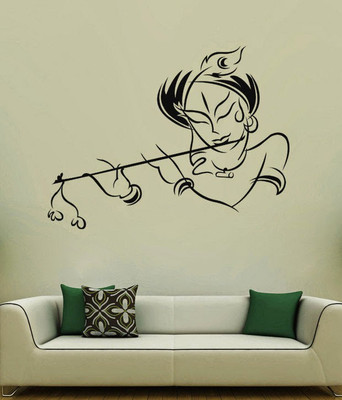 44% OFF on Wall Whispers Krishna with Flute Vinyl Sticker Pack of 1 44% OFF on Wall Whispers Krishna with Flute Vinyl Sticker Pack of 1
