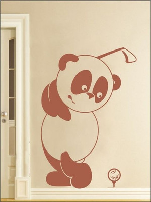 82% OFF on Wall1ders Panda The Golfer PVC Vinyl Sticker Sticker Pack of 1 82% OFF on Wall1ders Panda The Golfer PVC Vinyl Sticker Sticker Pack of 1