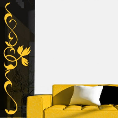 50% OFF on DeStudio Bud Flower Straight Line Floral Embellishment Size Giant WALL STICKER Sticker