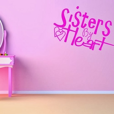 50% OFF on DeStudio DeStudio Sisters By Heart Wall Stickers Size GIANT WALL STICKER Sticker