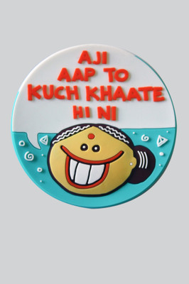 Chimp Kuch Khaate Hi Ni Fridge Magnet Sticker