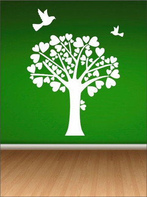 84% OFF on Wall1ders Love Tree PVC Vinyl Sticker Sticker Pack of 1
