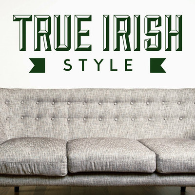 50% OFF on DeStudio True Irish Fun Ireland Color Green Size 135 X 60 Cms Wall Sticker