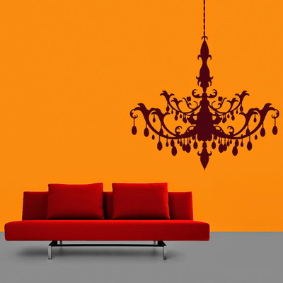 50% OFF on DeStudio DeStudio Chandelier Two Wall Stickers Size GIANT WALL STICKER Sticker