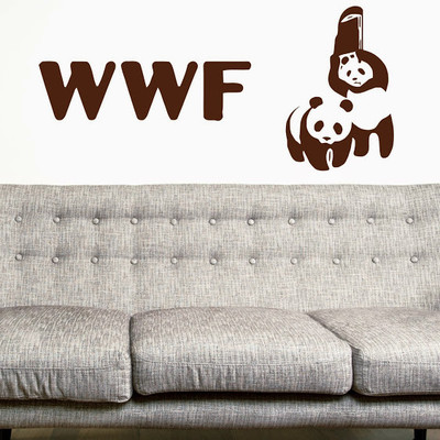 50% OFF on DeStudio Wwf Panda Nature World Four Animal Wall Sticker Sticker