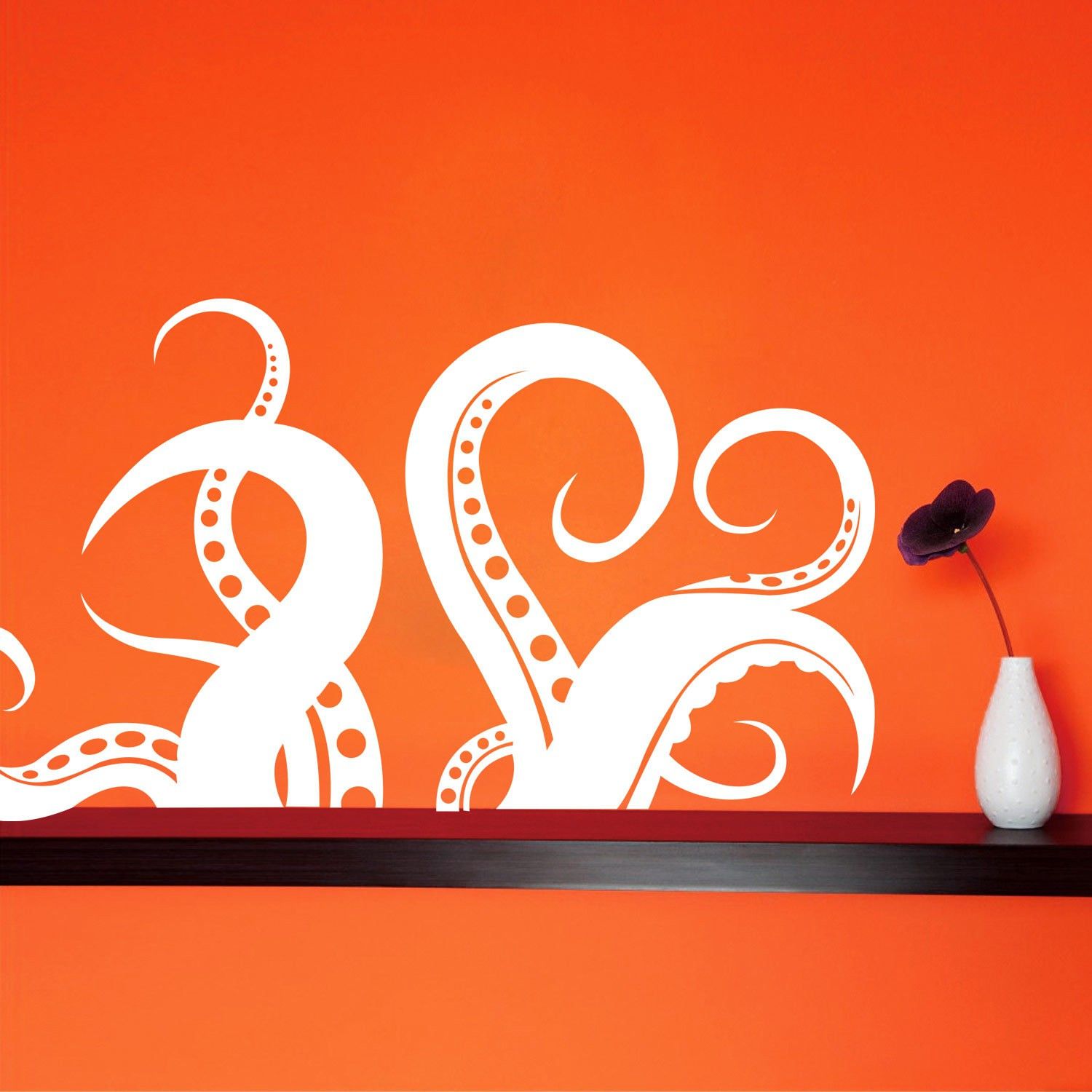 30% OFF on Creative Width Decor Octopus Legs Vinyl Sticker Sticker Pack of 1