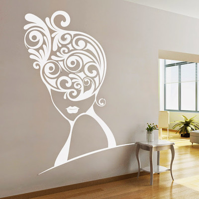 87% OFF on DeStudio DeStudio Swirls in Hair One Wall Stickers Size TINY WALL STICKER Sticker
