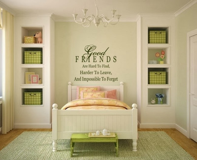 50% OFF on DeStudio DeStudio Good Friends are Hard One Wall Stickers Size GIANT WALL STICKER Sticker