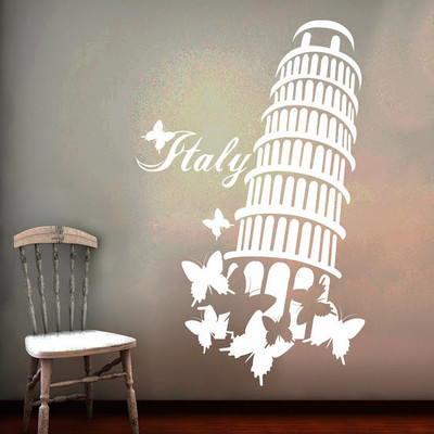 87% OFF on DeStudio Leaning Tower One Size Tiny Wall Sticker