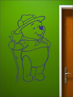 80% OFF on Wall1ders Winnie The Pooh PVC Vinyl Sticker Sticker Pack of 1