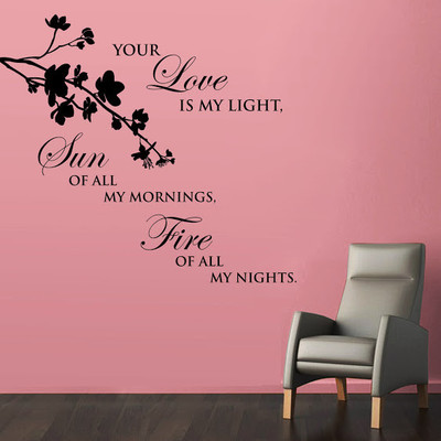 50% OFF on DeStudio DeStudio Love Is My Light Wall Stickers Size MEGA WALL STICKER Sticker