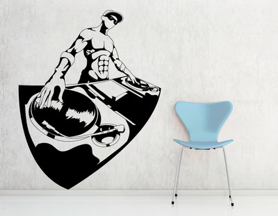 86% OFF on D��cor Kafe Decal Style Deejay Music Wall Sticker Large Size-28*35 Inch Wall Sticker Sticker Pack of 1 86% OFF on D��cor Kafe Decal Style Deejay Music Wall Sticker Large Size-28*35 Inch Wall Sticker Sticker Pack of 1