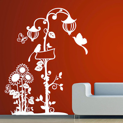 87% OFF on DeStudio Birds N The Lamp Post One Size Tiny Wall Sticker