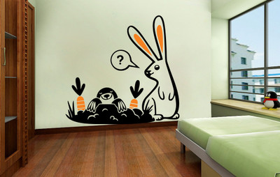 80% OFF on D��cor Kafe Decal Style Rabbit in a Jungle Wall Sticker Small Size-22*21 Inch Wall Sticker Sticker Pack of 1 80% OFF on D��cor Kafe Decal Style Rabbit in a Jungle Wall Sticker Small Size-22*21 Inch Wall Sticker Sticker Pack of 1