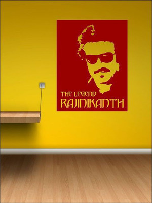 82% OFF on Wall1ders Rajnikanth Sticker Sticker Pack of 1