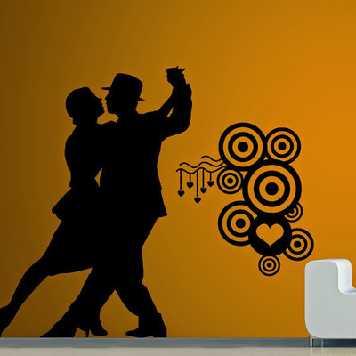 50% OFF on DeStudio DeStudio Dancing Couple Wall Stickers Size GIANT WALL STICKER Sticker