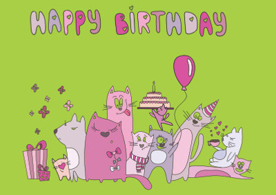 Printland Green Birthday Photo Magnetic Sticker Printland Green Birthday Photo Magnetic Sticker