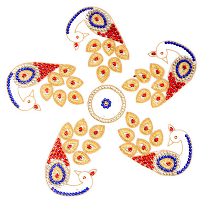 57% OFF on Amba Handicraft Mor Barse Red Rangoli Acrylic Sheet Sticker 57% OFF on Amba Handicraft Mor Barse Red Rangoli Acrylic Sheet Sticker