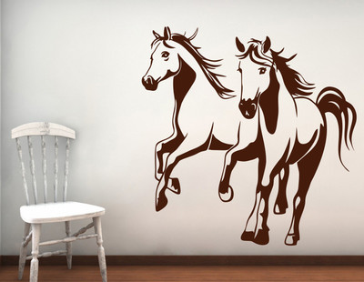 82% OFF on D��cor Kafe Decal Style Horses Wall Art Medium Size-25*26 Inch Wall Sticker Sticker Pack of 1 82% OFF on D��cor Kafe Decal Style Horses Wall Art Medium Size-25*26 Inch Wall Sticker Sticker Pack of 1