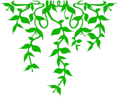 20% OFF on Chipakk Drooping Leaves - Light Green Wall Decal Small Pigmented Polyvinyl Films Imported Sticker