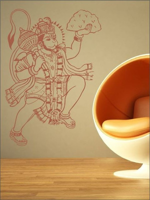 64% OFF on Wall1ders Sankat Mochan PVC Vinyl Sticker Sticker Pack of 1