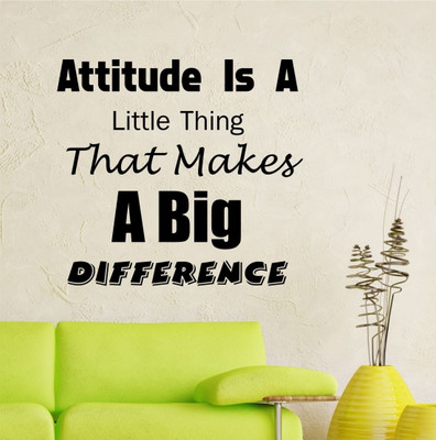 Chipakk Quotes 10- Black Medium Pigmented Polyvinyl Films Imported Sticker