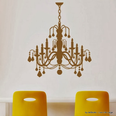50% OFF on DeStudio DeStudio Candle Chandelier Wall Stickers Size GIANT WALL STICKER Sticker