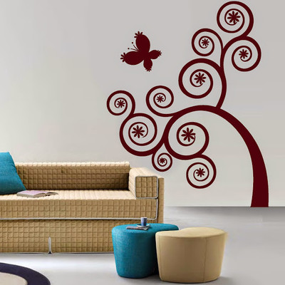 50% OFF on DeStudio DeStudio Curly Swirls One Wall Stickers Size GIANT WALL STICKER Sticker