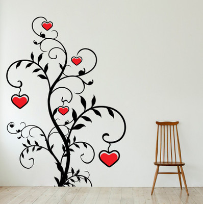 80% OFF on D��cor Kafe Decal Style Love Shaped Tree Wall Sticker Small Size-18*26 Inch Wall Sticker Sticker Pack of 1 80% OFF on D��cor Kafe Decal Style Love Shaped Tree Wall Sticker Small Size-18*26 Inch Wall Sticker Sticker Pack of 1