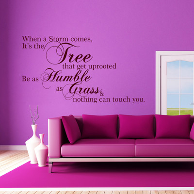 40% OFF on Creative Width Decor Humble As Grass Vinyl Sticker Sticker Pack of 1