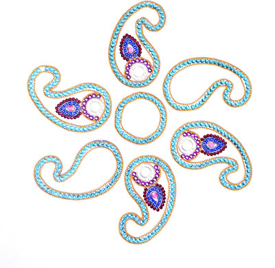 60% OFF on Amba Handicraft Blue Keri Kundan Rangoli Acrylic Sheet Sticker 60% OFF on Amba Handicraft Blue Keri Kundan Rangoli Acrylic Sheet Sticker