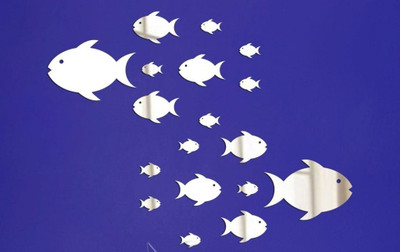 28% OFF on Saifee 3D Home Office Decor Wall Decals Fish Acrylic Sticker 28% OFF on Saifee 3D Home Office Decor Wall Decals Fish Acrylic Sticker