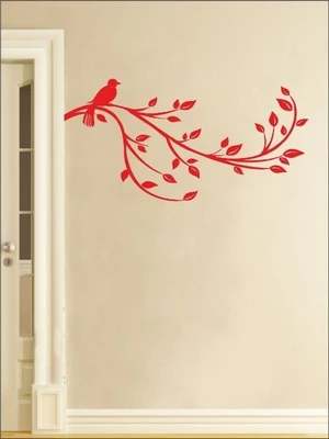 83% OFF on Wall1ders Bird on a Branch PVC Vinyl Sticker Sticker Pack of 1