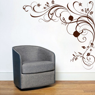 55% OFF on D��cor Kafe Decal Style Swirls Wall Art Small Size-17*18 Inch Wall Sticker Sticker Pack of 1 55% OFF on D��cor Kafe Decal Style Swirls Wall Art Small Size-17*18 Inch Wall Sticker Sticker Pack of 1