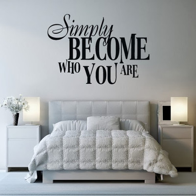 50% OFF on DeStudio DeStudio Simply Become Who You Are Wall Stickers Size GIANT WALL STICKER Sticker